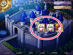 ���x���A�b�v�C�x���g�̃A�C�R�����\������Ă���}�b�v���